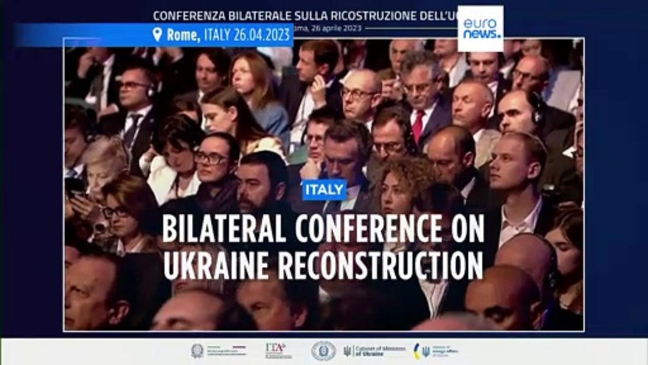 Hundreds of companies gather in Rome to discuss reconstruction efforts in Ukraine