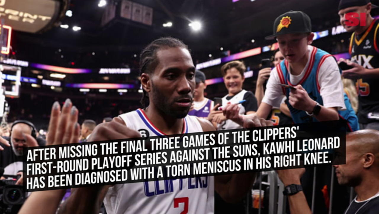Clippers’ Kawhi Leonard Diagnosed With Torn Meniscus, per Report