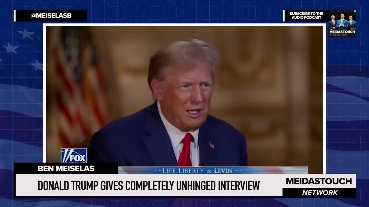 Donald Trump gives COMPLETELY UNHINGED Interview MeidasTouch