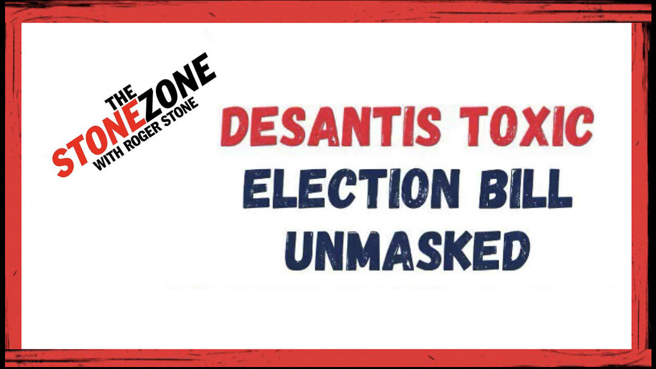 Can FL’s Election Be Honest Under DeSantis’ New Election Law Bill? Raj Doraisamy Joins The StoneZONE
