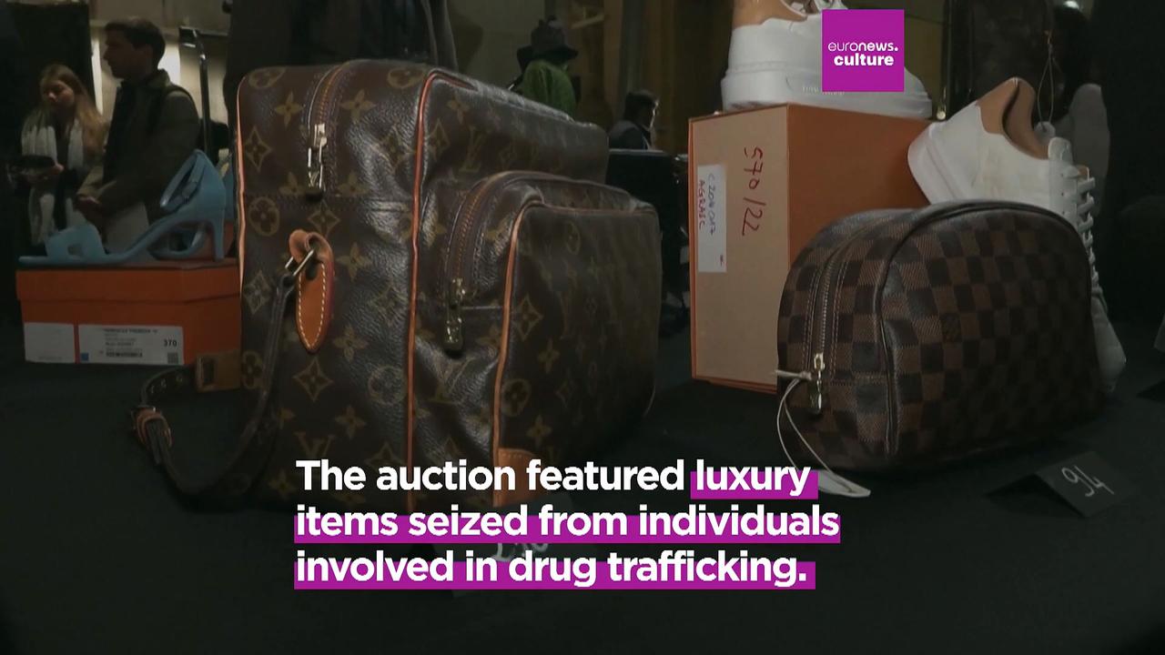 Luxury loot on the block: French courtroom auctions off drug dealers' designer goods