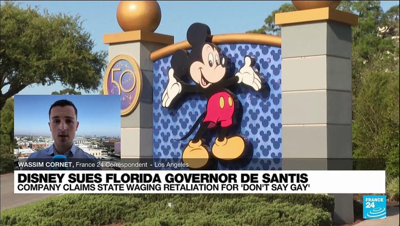 Disney sues Florida's DeSantis for 'weaponizing' government