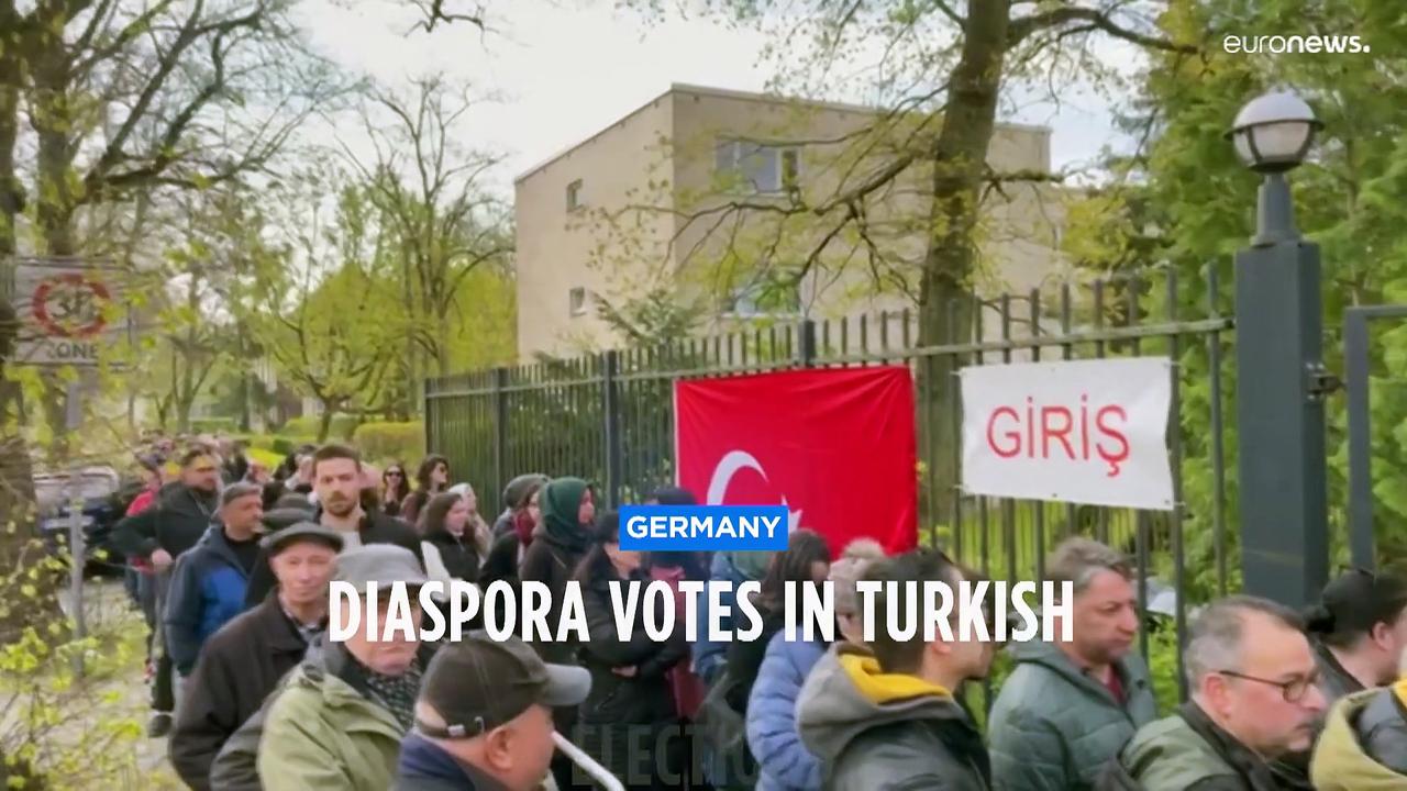 Turks in Germany vote in presidential and parliamentary elections as Erdoğan falls sick