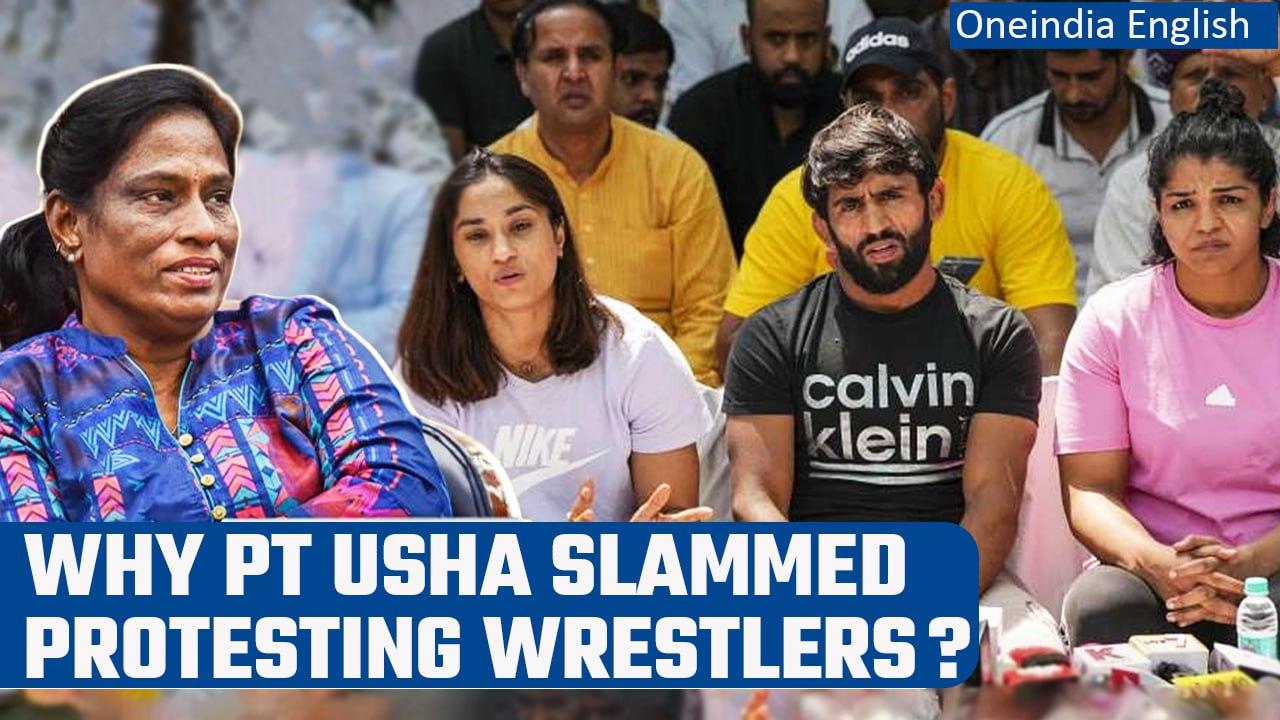 PT Usha slams protesting wrestlers, asks them to see the report on allegation | Oneindia News