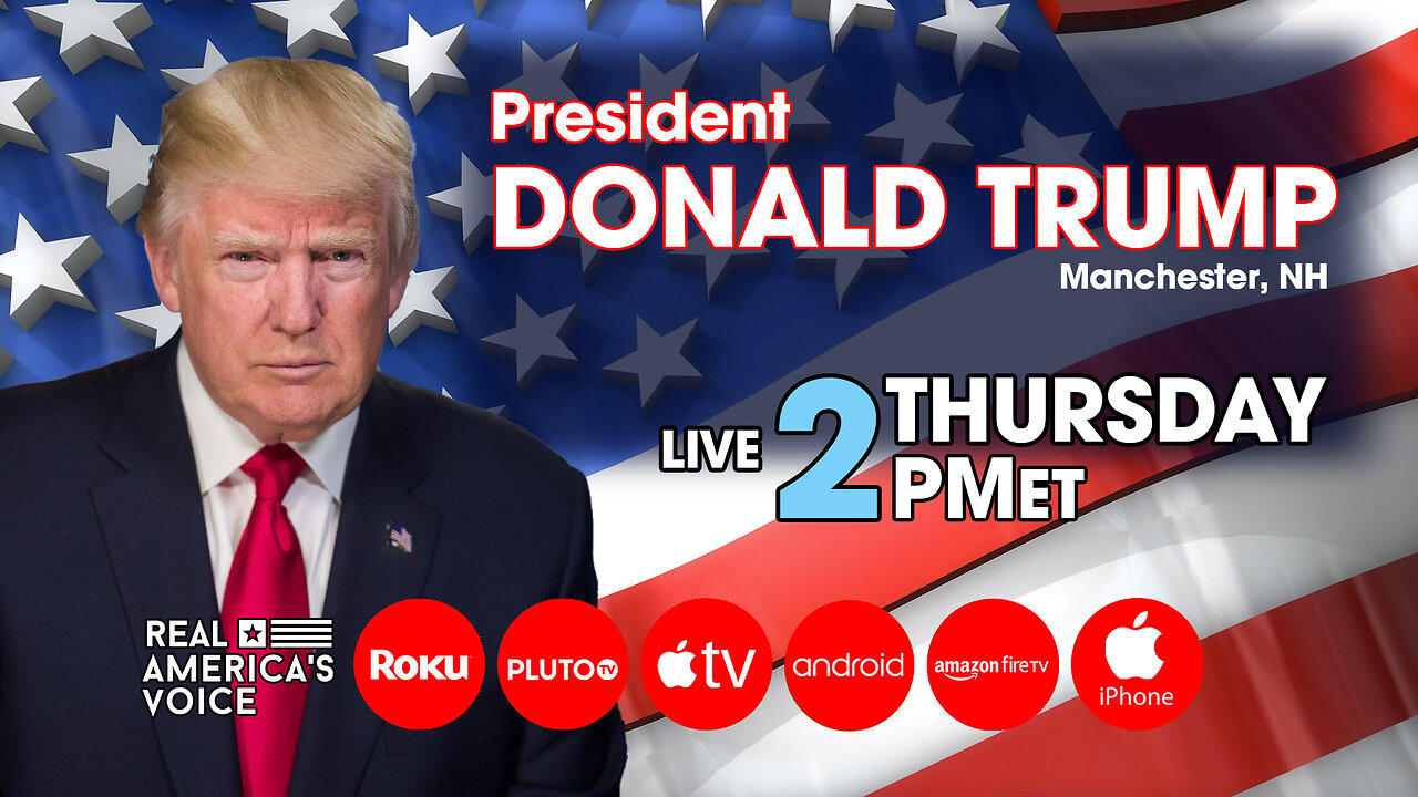 PRESIDENT TRUMP LIVE FROM MANCHESTER, NH AT 2PM EST 4-27-23