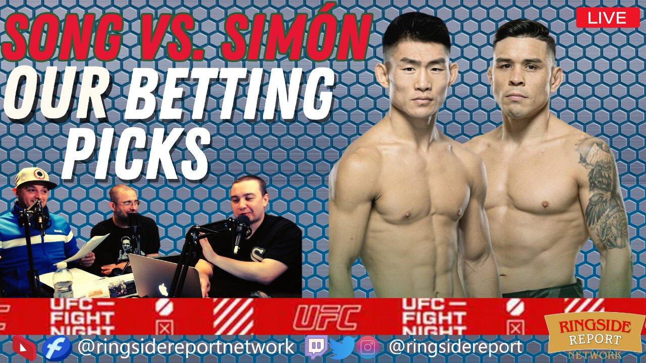 UFC Fight Night: SONG vs. SIMÓN  | Card Predictions | Live Stream🟥