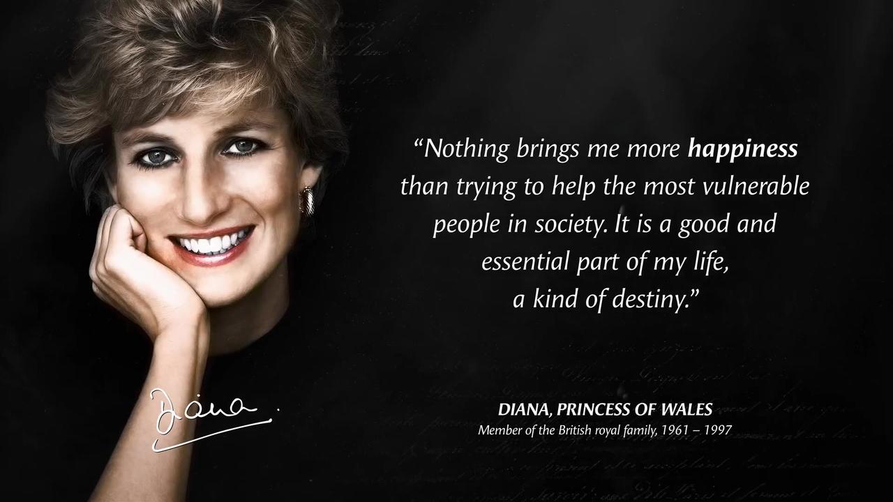 Princess Diana says a lot about men and life