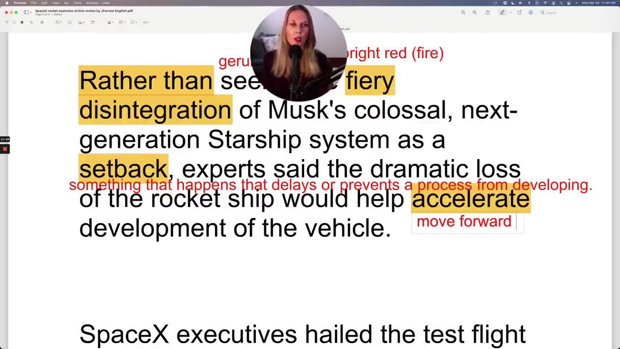 Elon Musk's SpaceX Explosion! Learn English with the NEWS (Advanced English Lesson)