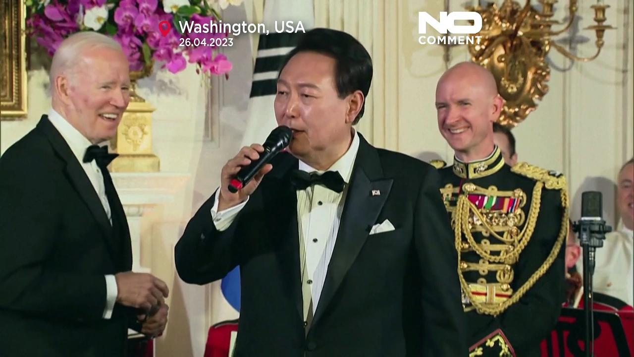 Watch: South Korea's President sings 'American Pie'