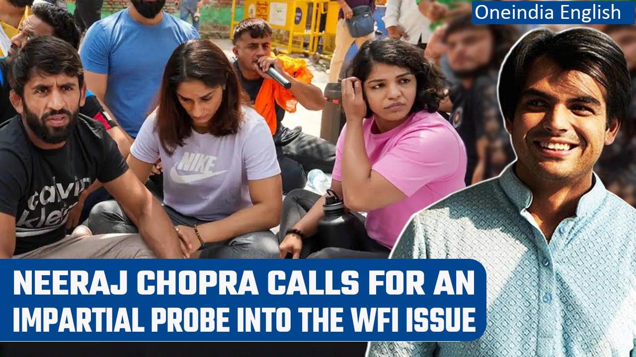 Neeraj Chopra tweets in support of protesting wrestlers, calls for impartial probe | Oneindia News