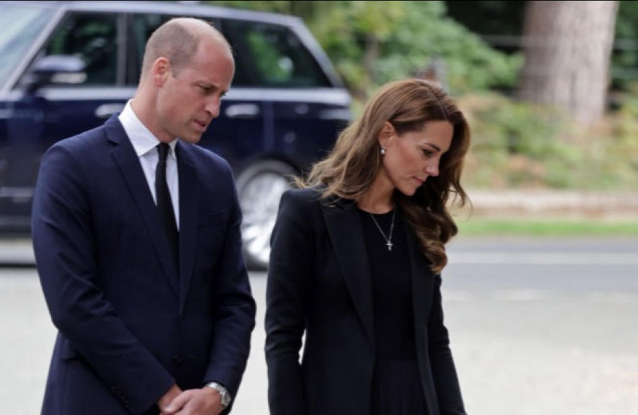 Prince and Princess of Wales visit Aberfan memorial garden