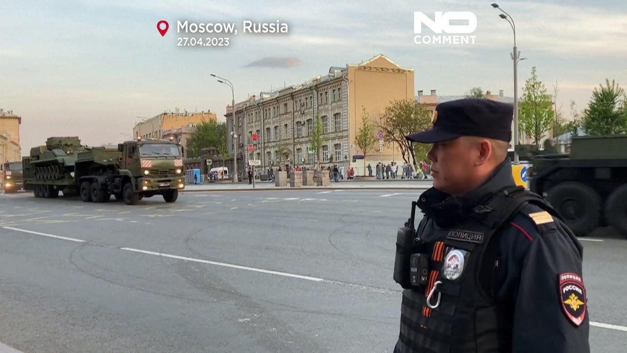 Watch: Russians rehearse for Moscow's annual victory parade