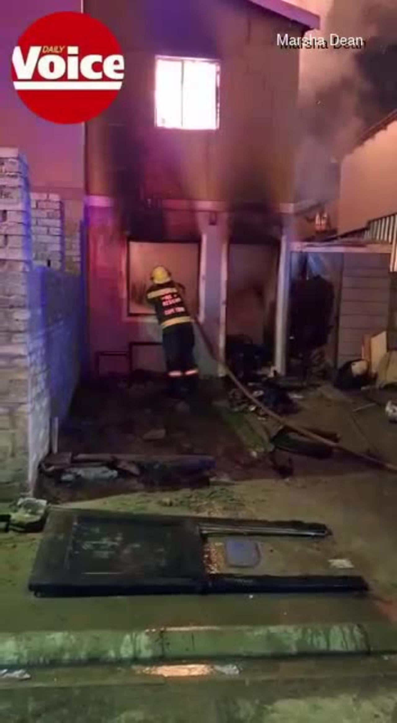 Heideveld Neighbourhood Watch member hit by blaze