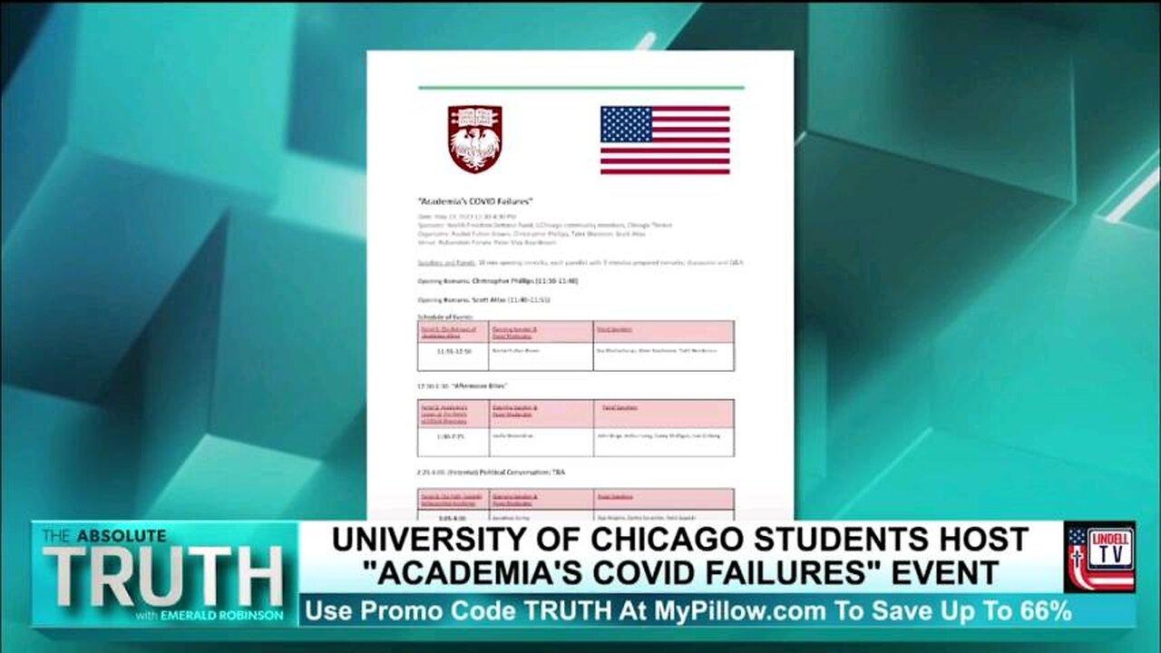 UNIVERSITY OF CHICAGO STUDENTS HOST "ACADEMIA'S COVID FAILURES" EVENT