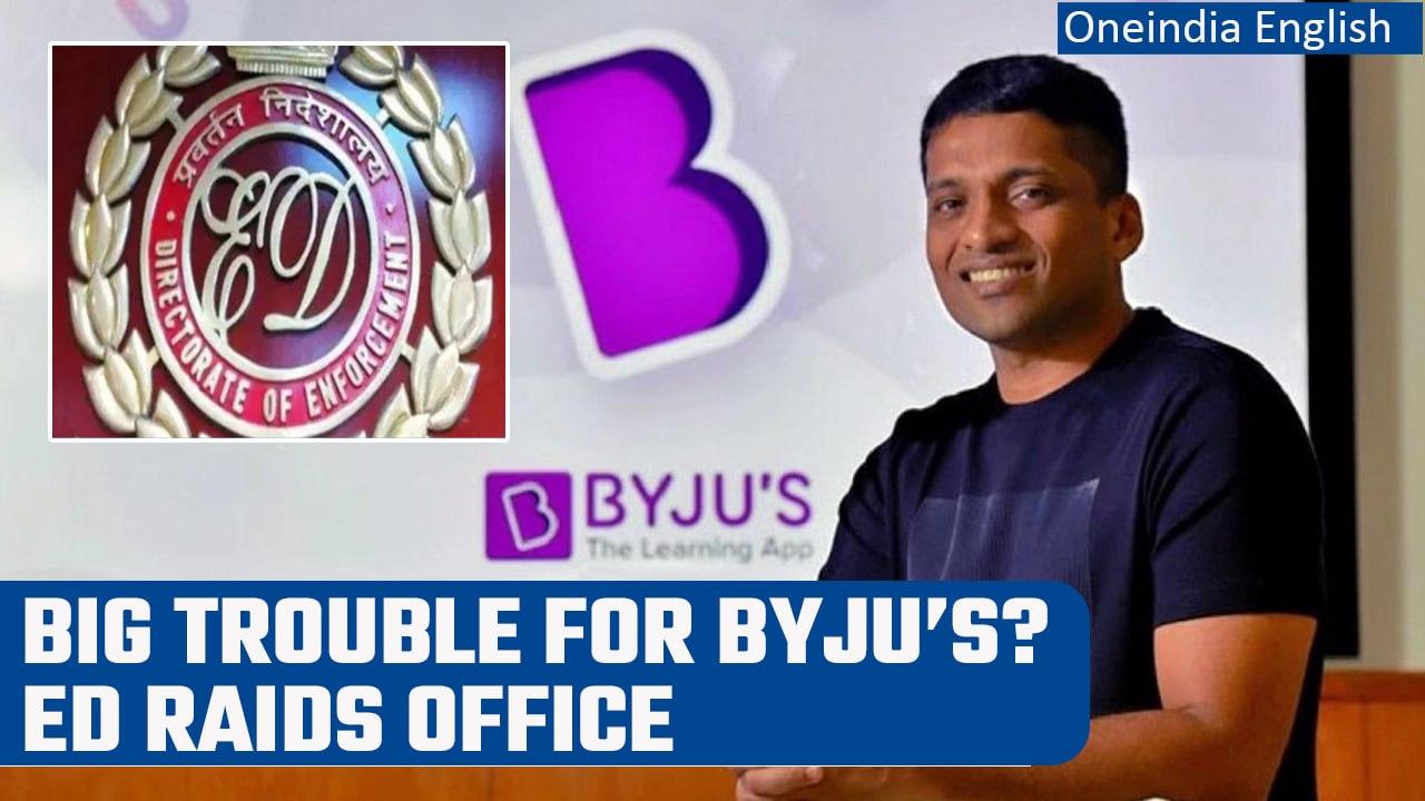 ED conducts searches at Byju’s office, CEO’s residence over alleged FEMA violations | Oneindia News