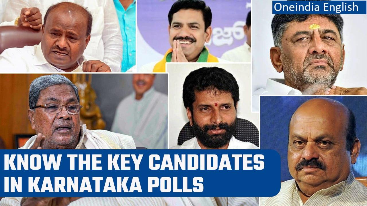 Karnataka Election 2023: Know all the key candidates and their constituencies | Oneindia News