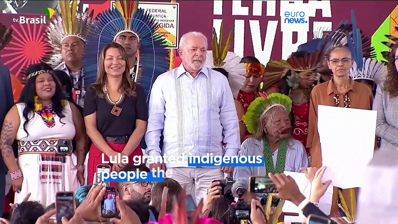 Brazil's Lula recognises 1,200 square km of Indigenous land