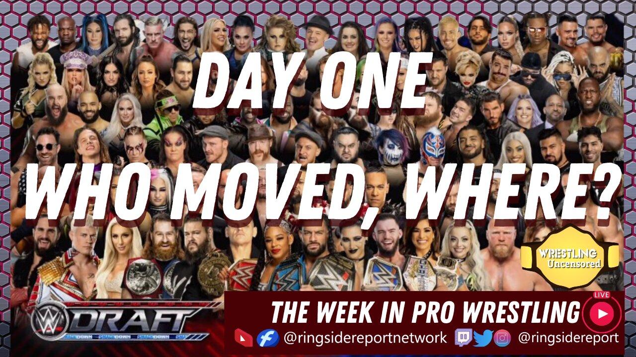 WWE Draft Night One Rundown | The Week in Pro Wrestling | Live Stream 🟥