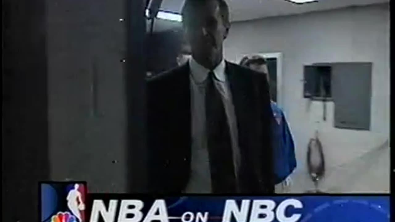 May 1, 1994 - Pat Riley Leaves Court After Knicks Playoff Win Over Nets