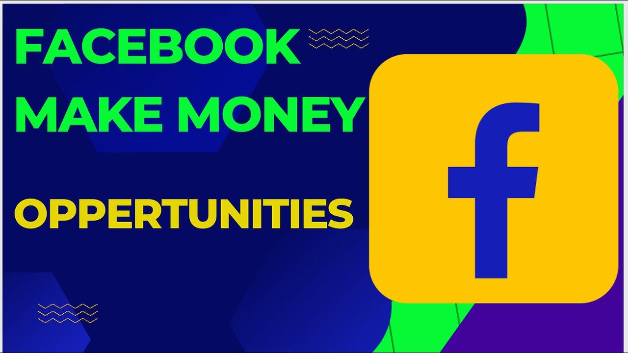 Facebook Make Money Opportunities One News Page VIDEO