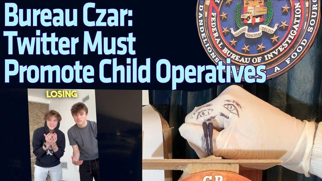 Bureau Czar: Twitter Must Promote Our Child Operatives to Defeat the 2nd Amendment