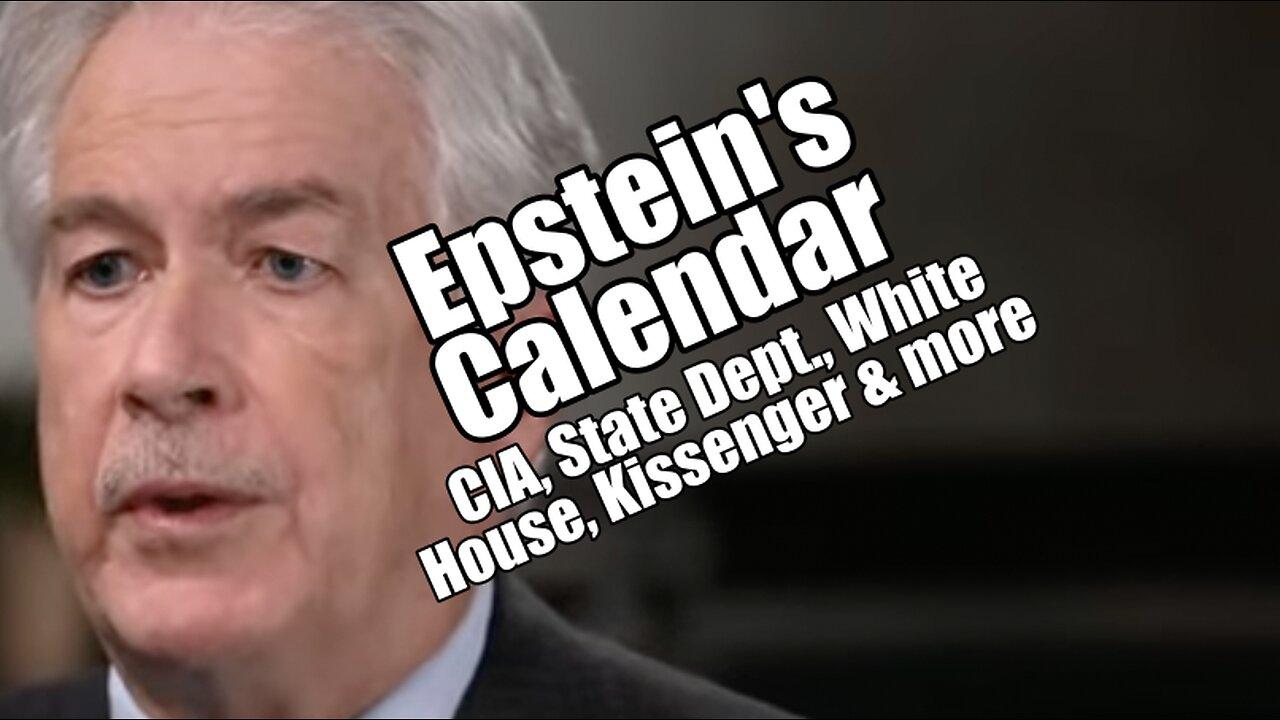 Epstein #39 s Calendar: CIA State Dept One News Page VIDEO