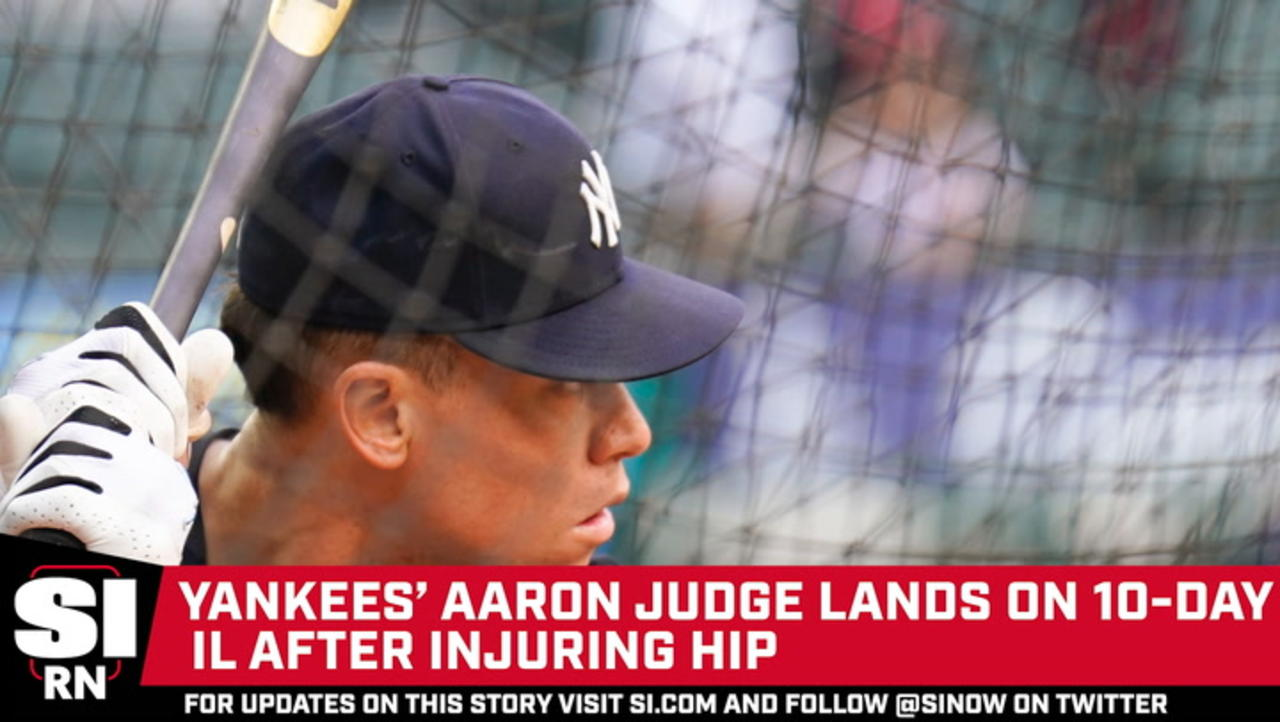Aaron Judge Lands on 10-Day IL with Hip Strain