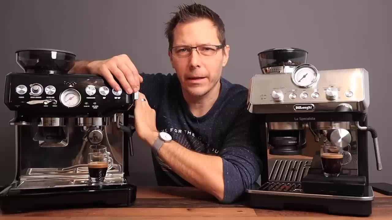 Breville Barista Express vs Delonghi La One News Page VIDEO