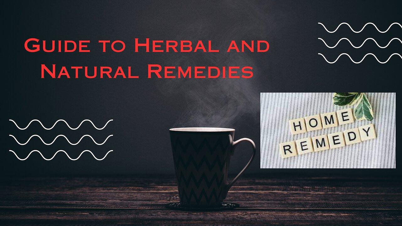 Guide to Herbal and Natural Remedies One News Page VIDEO