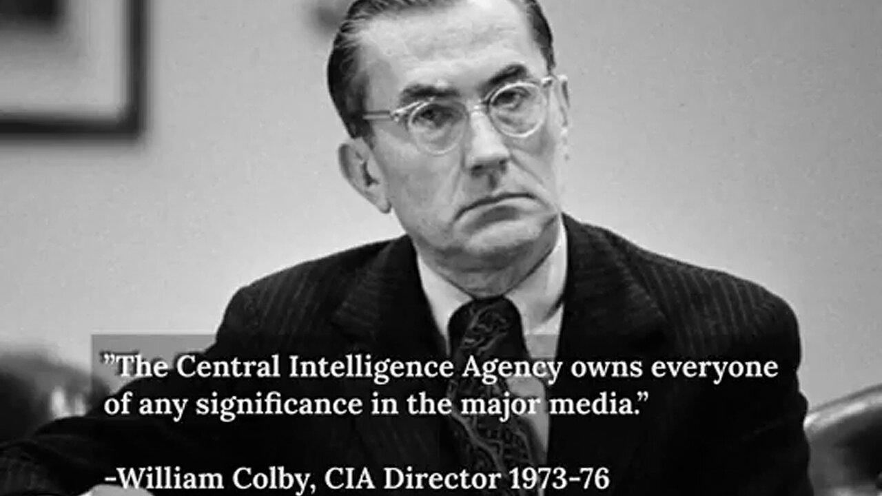 William Colby, Former CIA Director on how the Intelligence Agency controls the News Media 🕵️📰📺