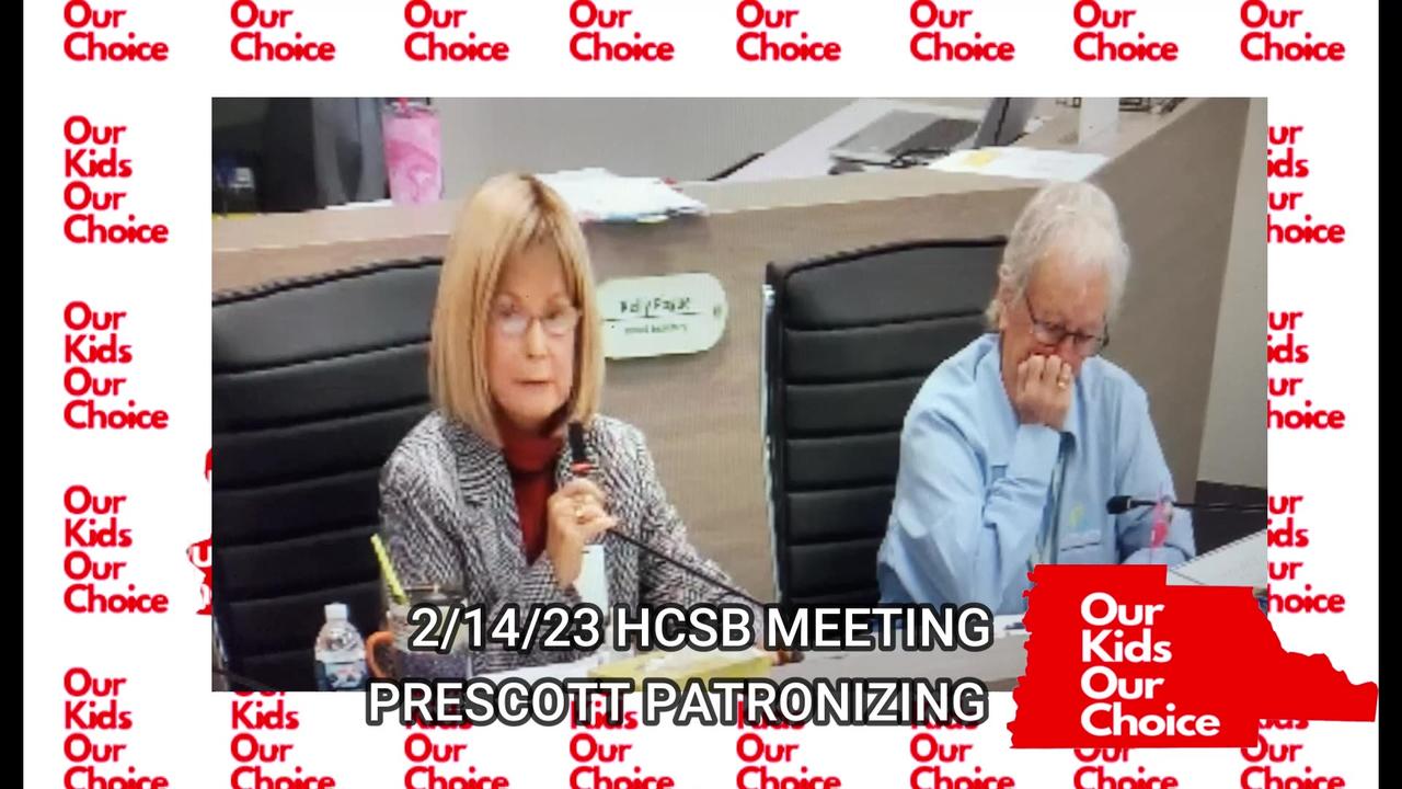 Patronizing Prescott | (2/14/23 - HERNANDO COUNTY SCHOOL BOARD MEETING)