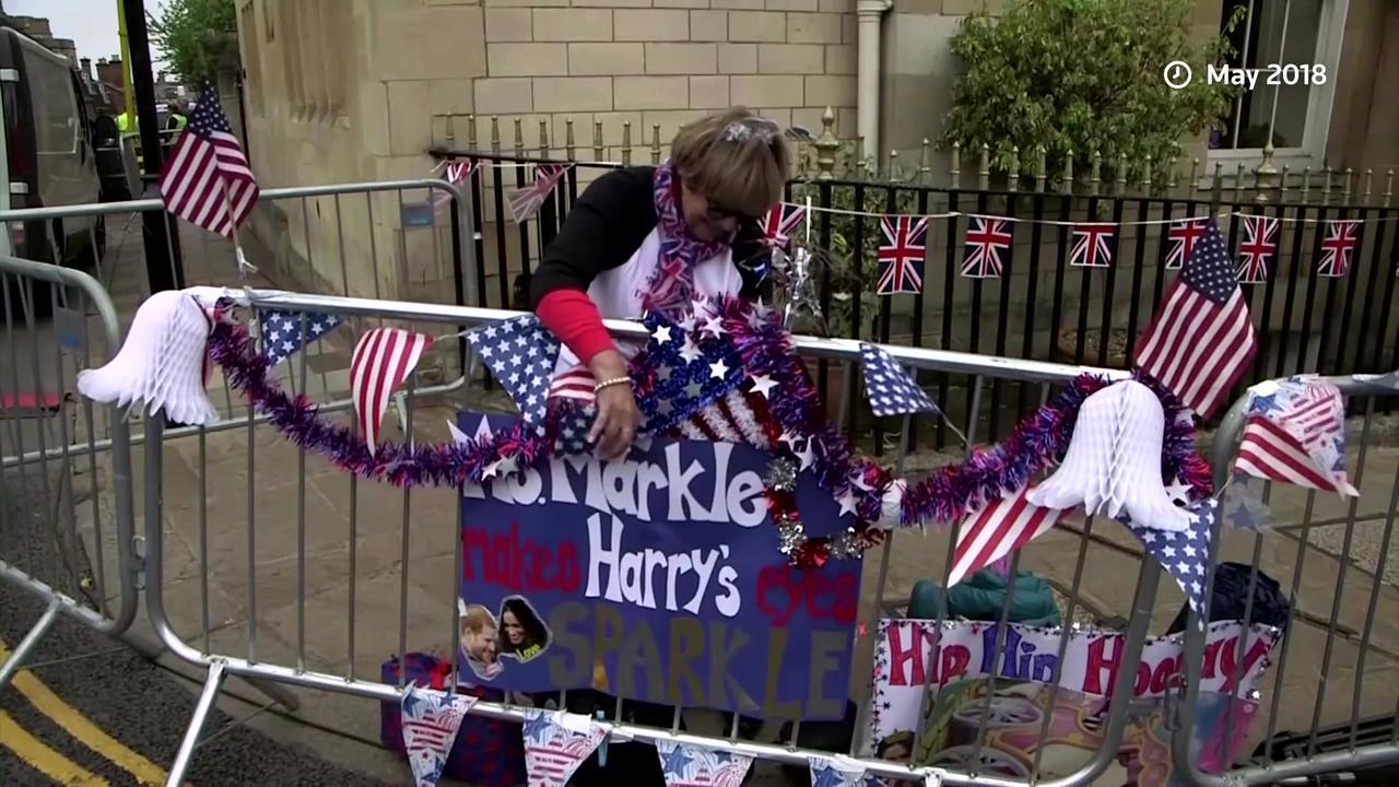 US royal super fan camps out for coronation