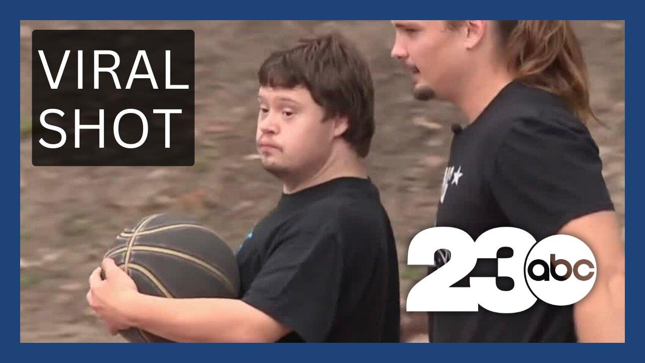 Man with Down Syndrome goes viral for basketball - One News Page VIDEO