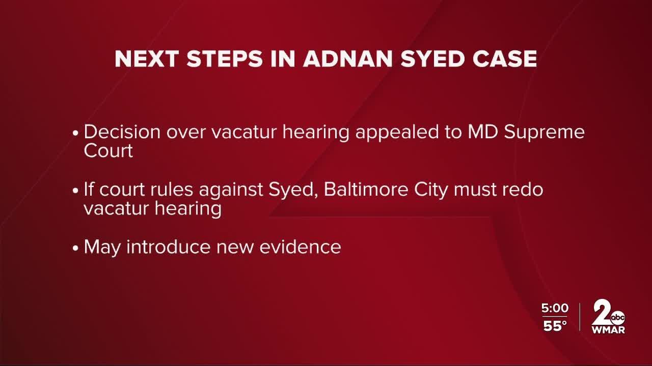 Appellate court refuses to reconsider ruling reinstating Adnan Syed sentence