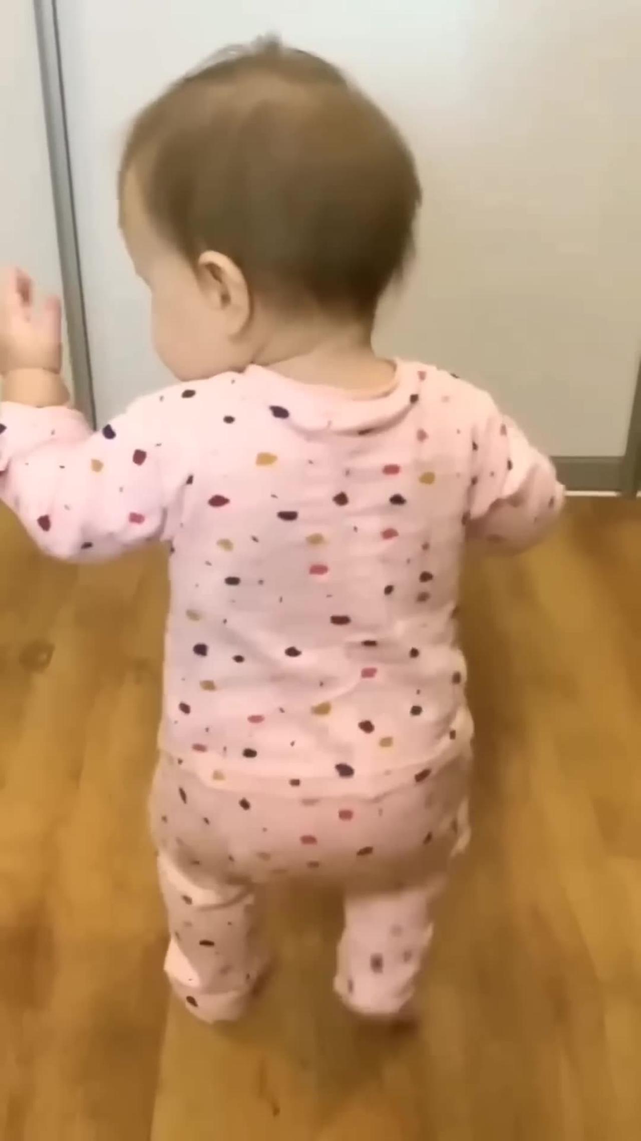 Cute baby dance