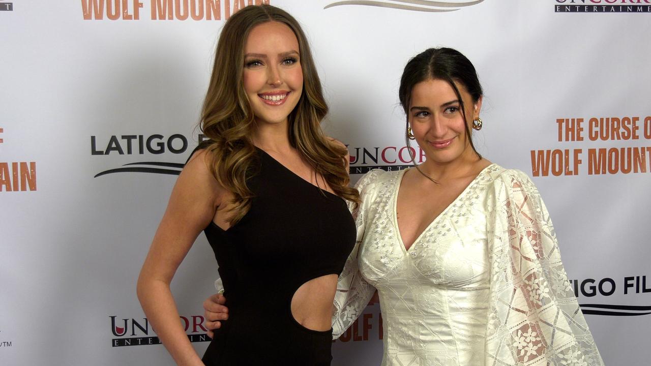 Danielle Bessler and Mikaela Phillips 'The Curse of Wolf Mountain' World Premiere Red Carpet
