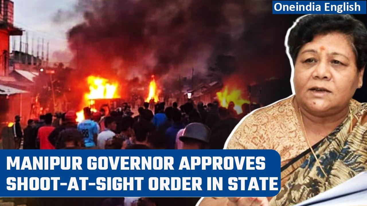 Manipur violence: Governor’s office issues shoot-at-sight order for 'extreme cases' | Oneindia News