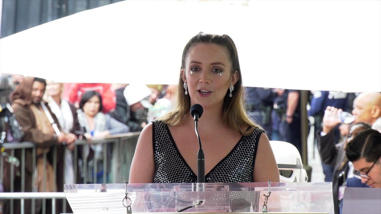Billie Lourd Speech at Carrie Fisher's Posthumous Hollywood Walk of Fame Star Ceremony