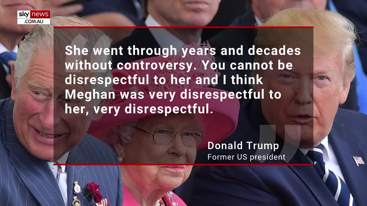 She was very disrespectful': Donald Trump slams Meghan Markle