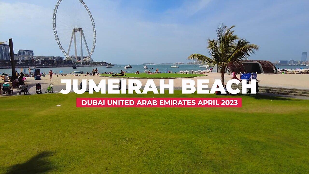 🇦🇪JUMEIRAH BEACH DUBAI UAE 2023 🌴[FULL TOUR]