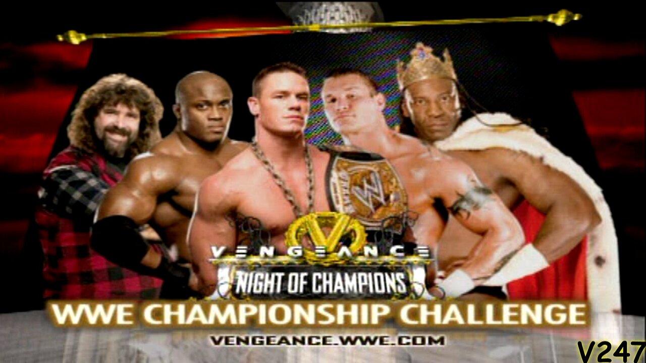 Cena vs Orton vs King Booker vs Lashley vs Foley Vengeance Night Of Champions 2007 Highlights