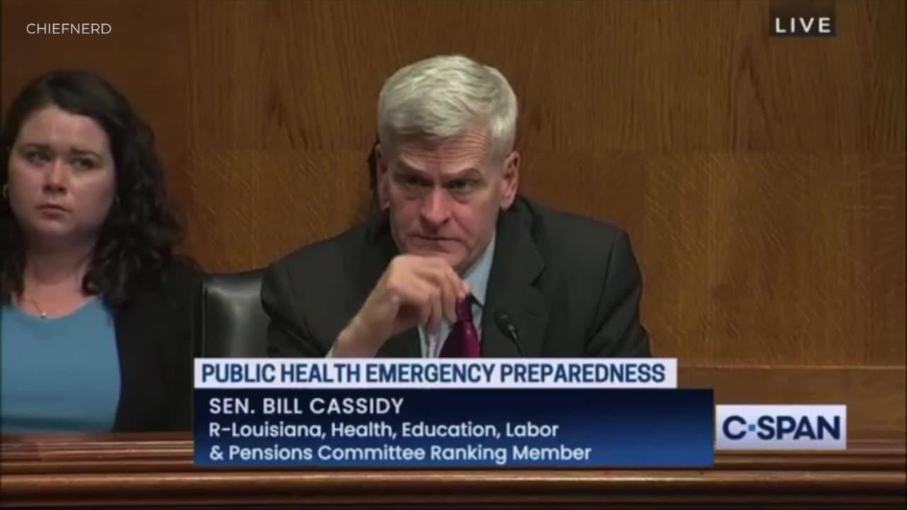 Sen. Cassidy Quickly Reclaims His Time From Dr. Marty Makary on the Topic of CDC Data Transparency