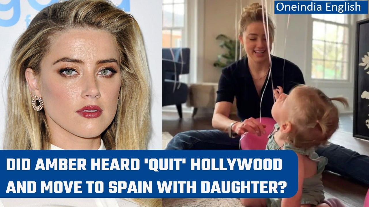 Amber Heard quits Hollywood and moves to Madrid with her daughter Oonagh | Oneindia News