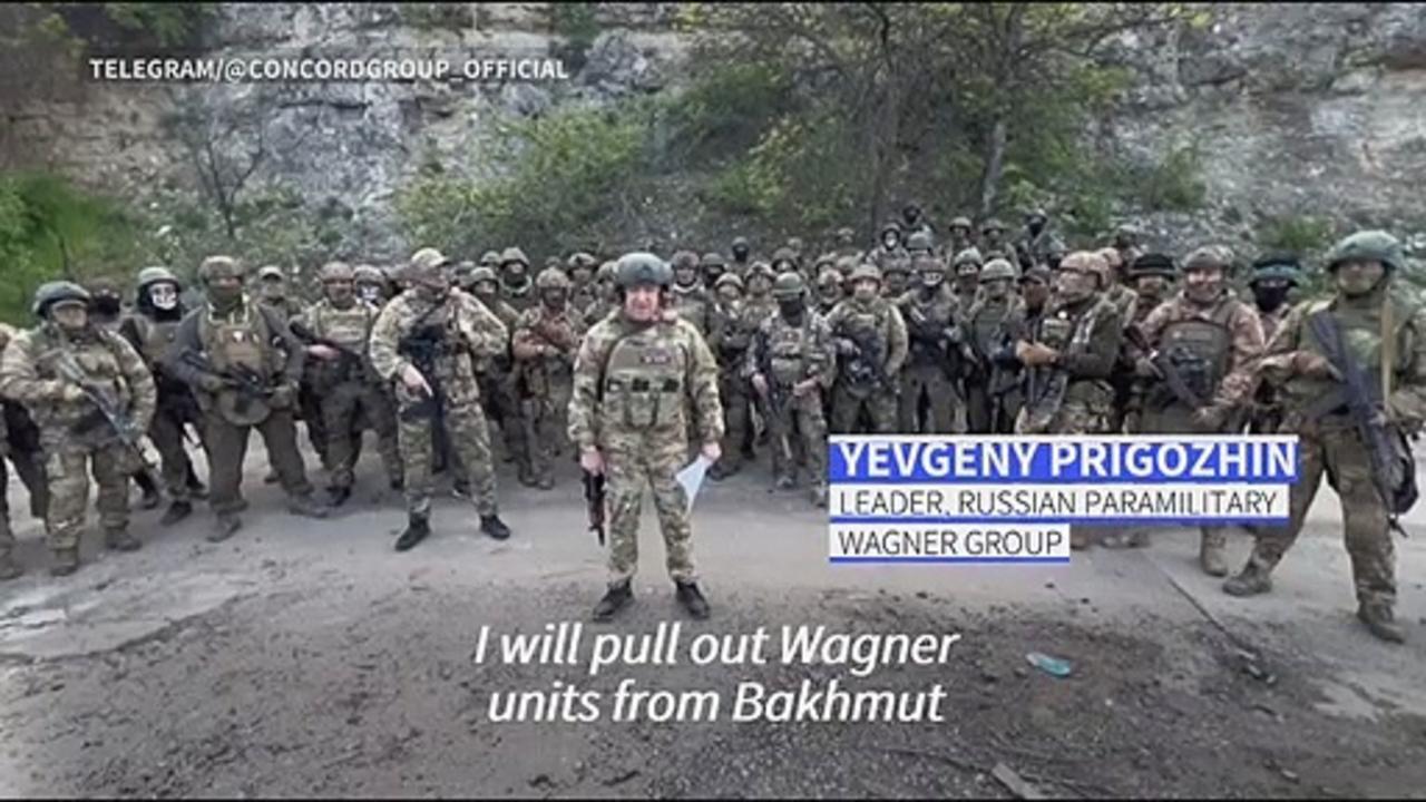 Russia's Wagner chief threatens to pull troops out of Bakhmut