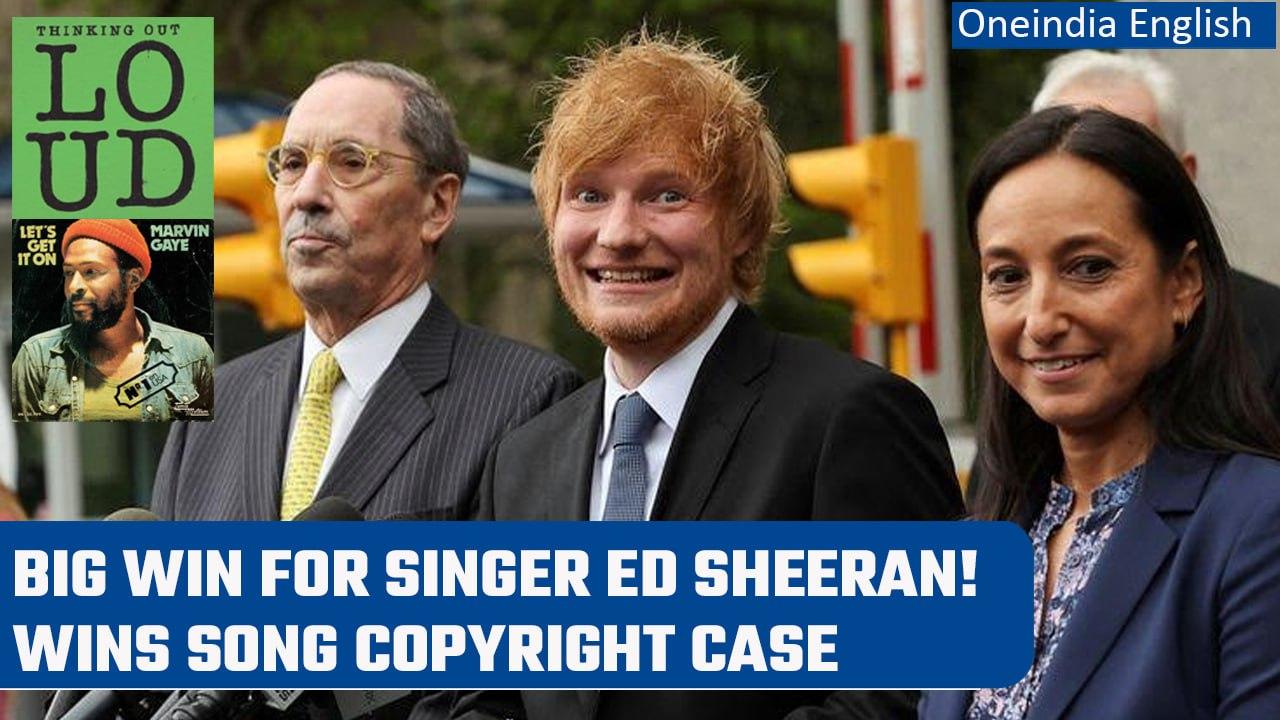 Ed Sheeran wins copyright case Over Marvin Gaye’s; Was sued for song plagiarism | Oneindia News