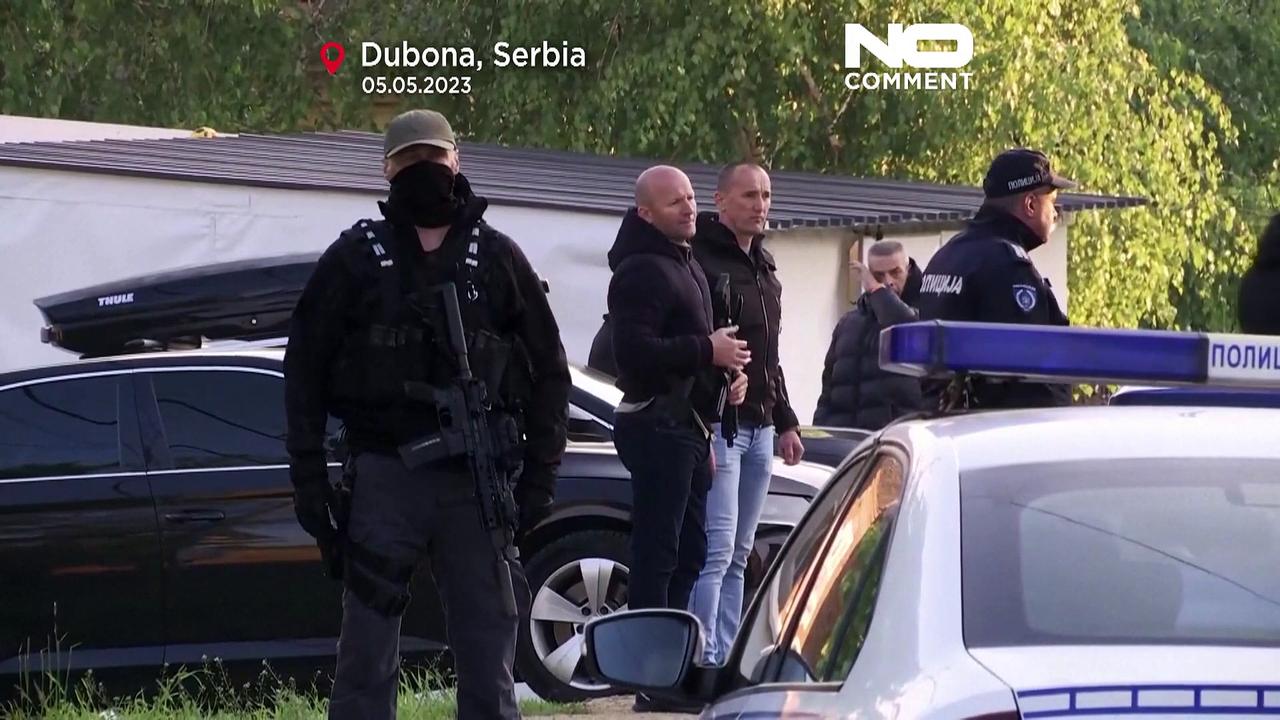 WATCH: Heavy police presence in Dubona after Serbia's second mass shooting in two days