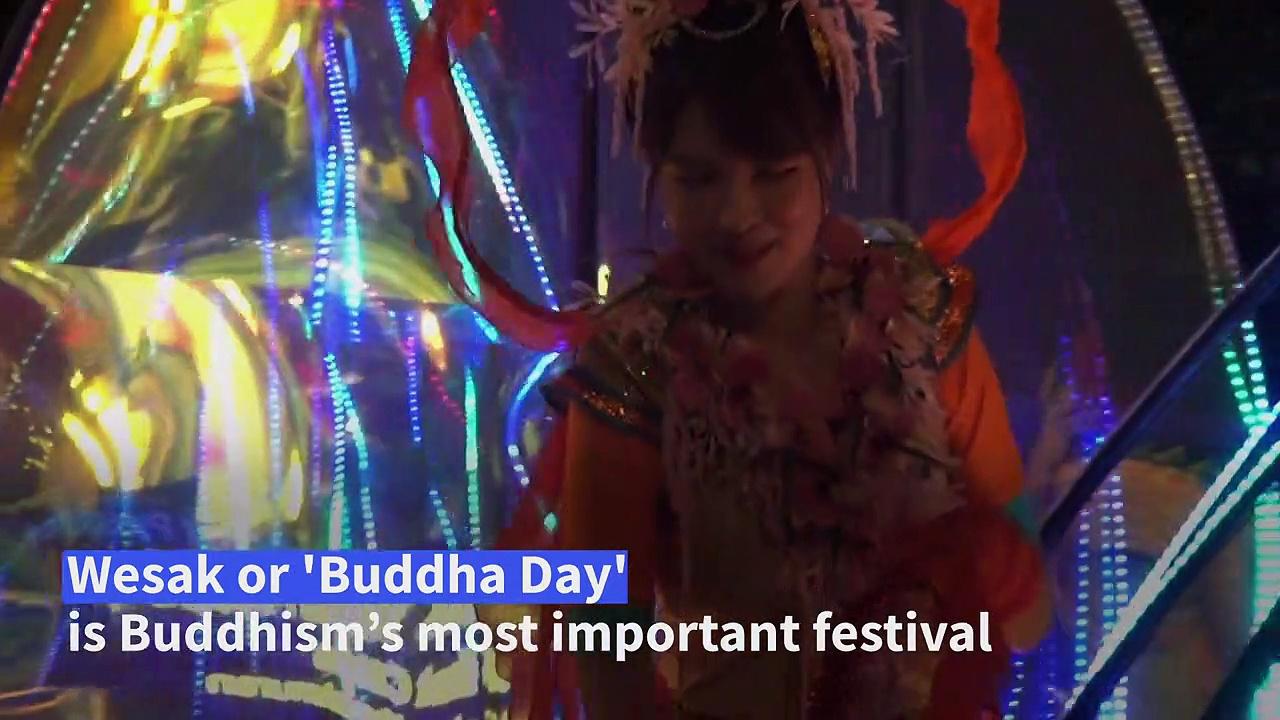 Colourful celebration of Buddha’s 2.567th birthday