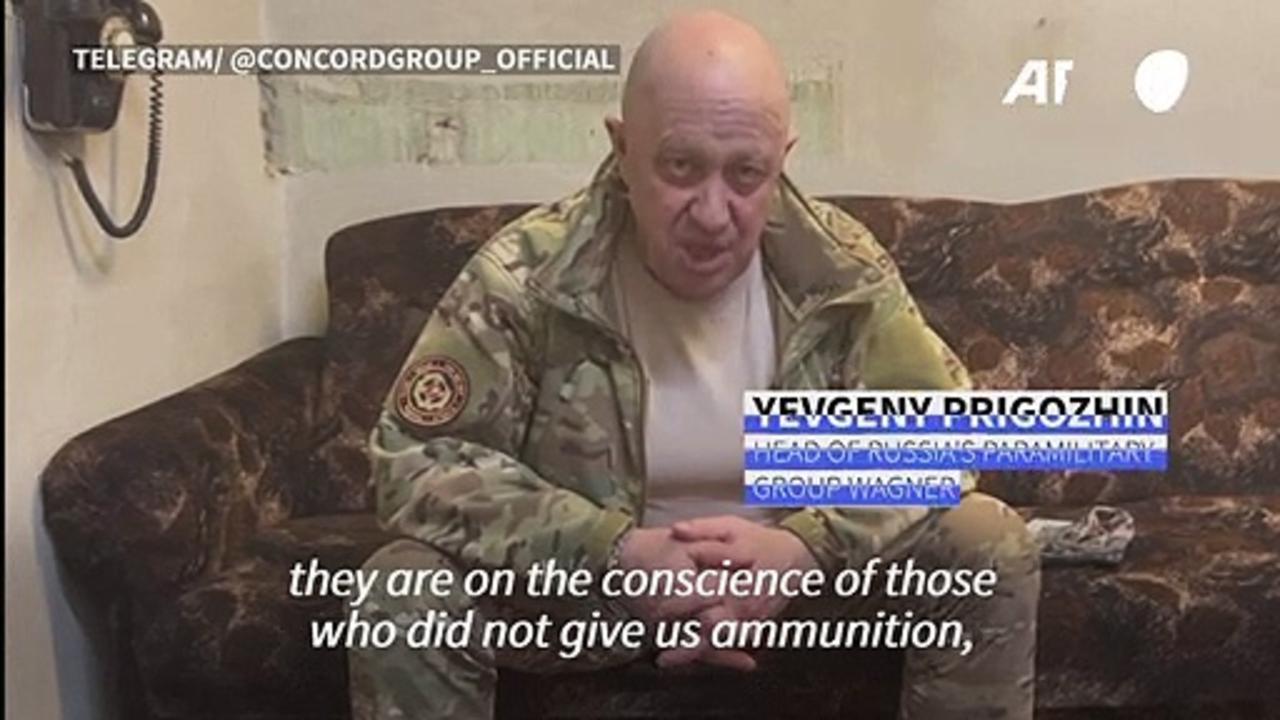 Prigozhin blames Russian army chiefs for 'tens of thousands' of casualties
