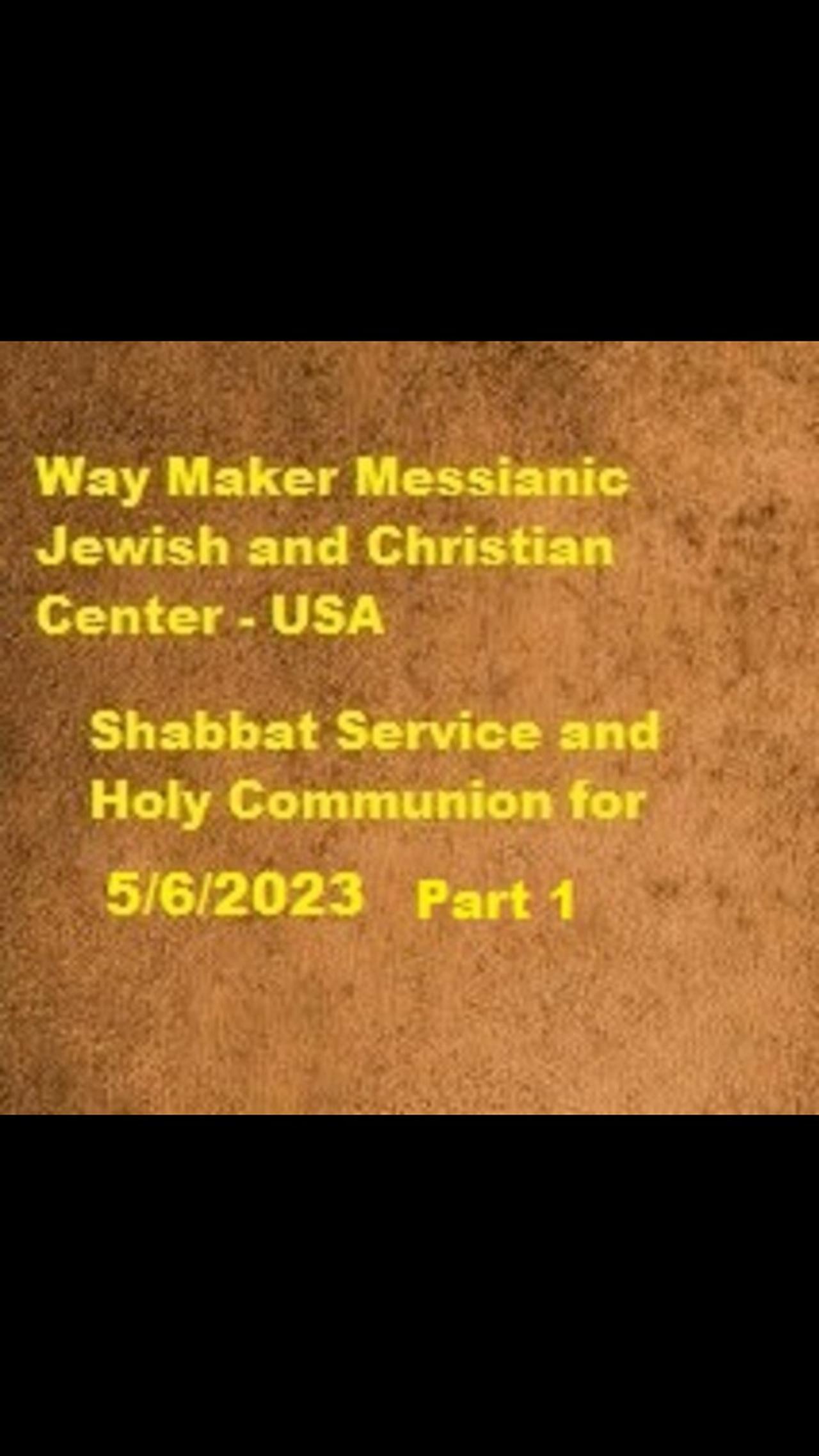 Parashat Emor (“Say…”) Shabbat Service One News Page VIDEO