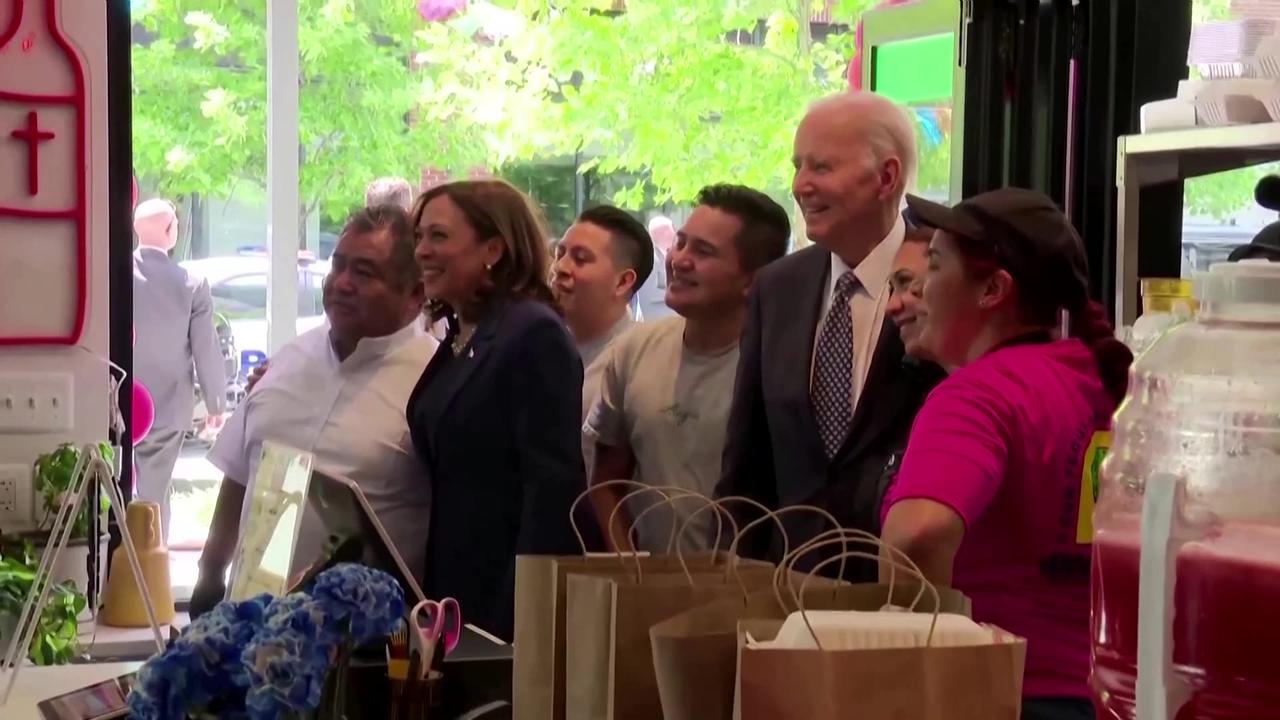 Biden, VP Harris stop for tacos on Cinco de Mayo
